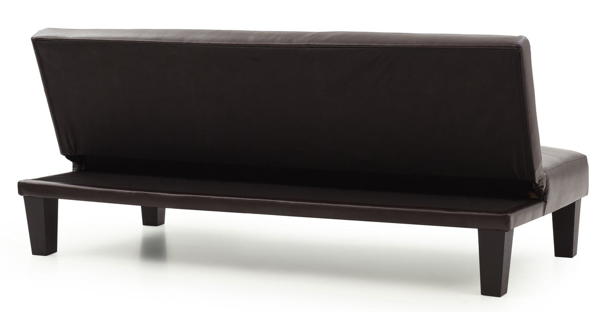 Alan Sofa Bed with Contemporary Design - Black, Dark Brown, Red, Light Brown