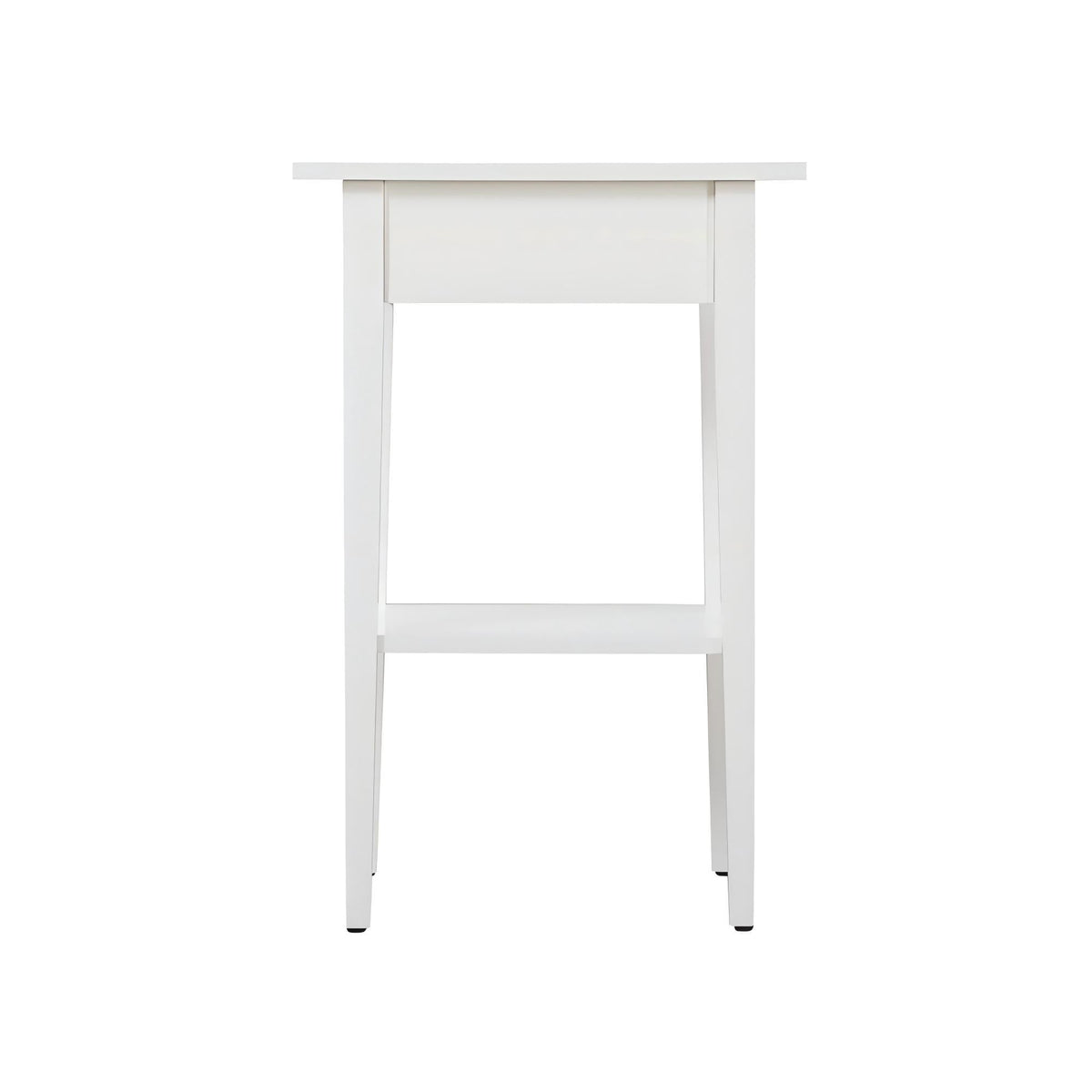 Wood Nightstand with Drawer and Shelf - Multiple Colors