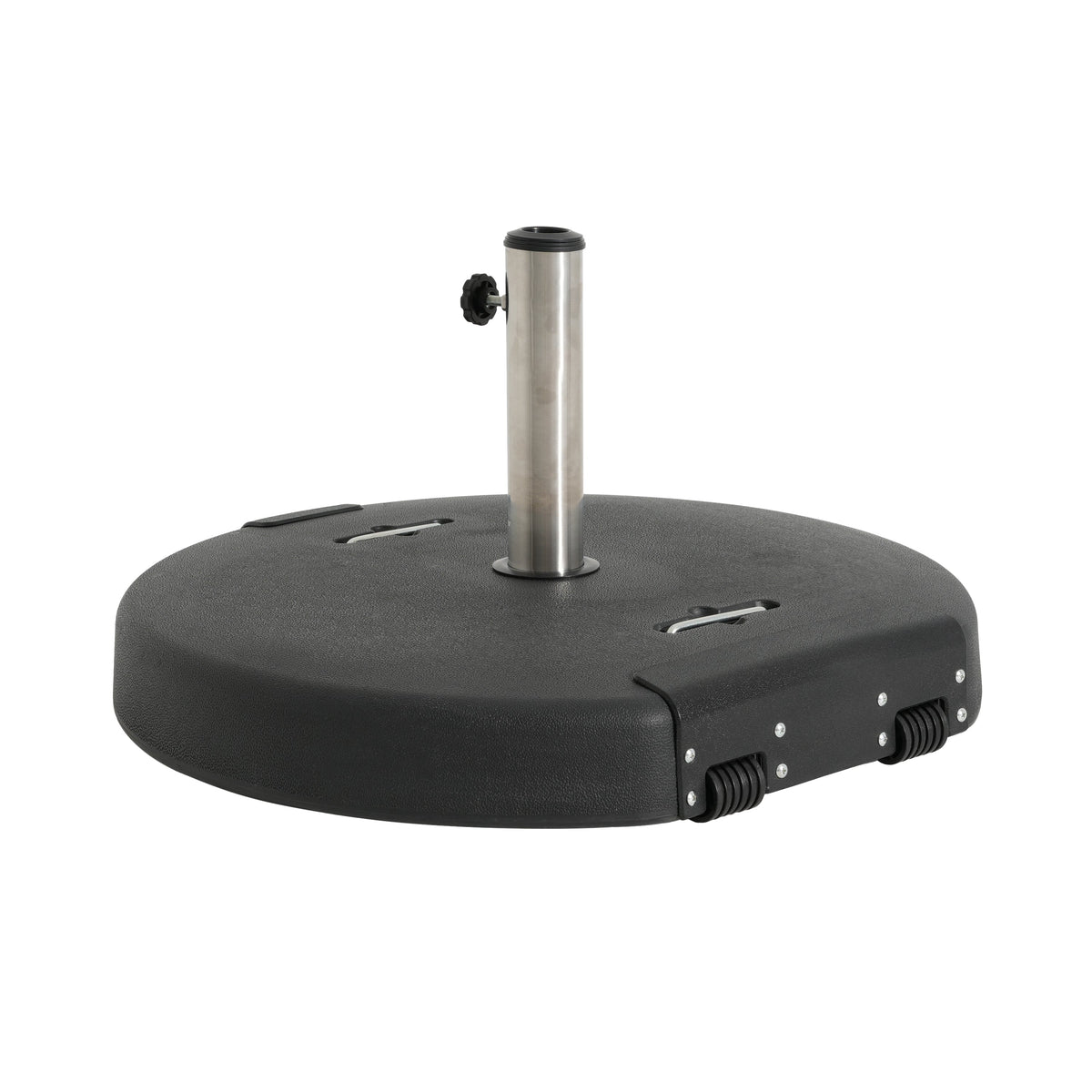 133-Pound Concrete Resin Umbrella Base with Wheels - Mota Outdoor