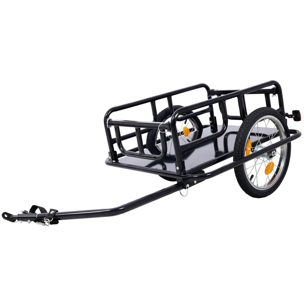 Foldable Bike Cargo Trailer with Universal Hitch - Steel