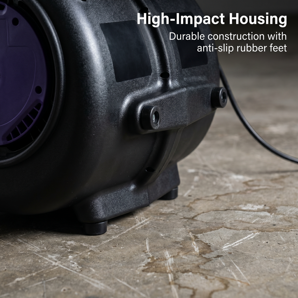 1/2 HP Air Mover with High Power - Black
