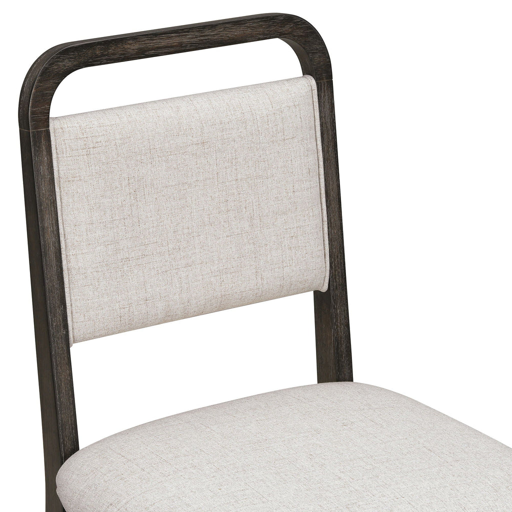 Extendable Dining Table Set with 4 Upholstered Chairs and 1 Bench