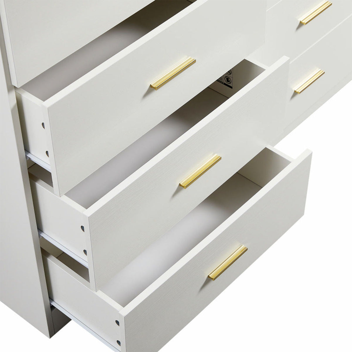 Modern Drawer Dresser with Ample Storage - Multiple Colors