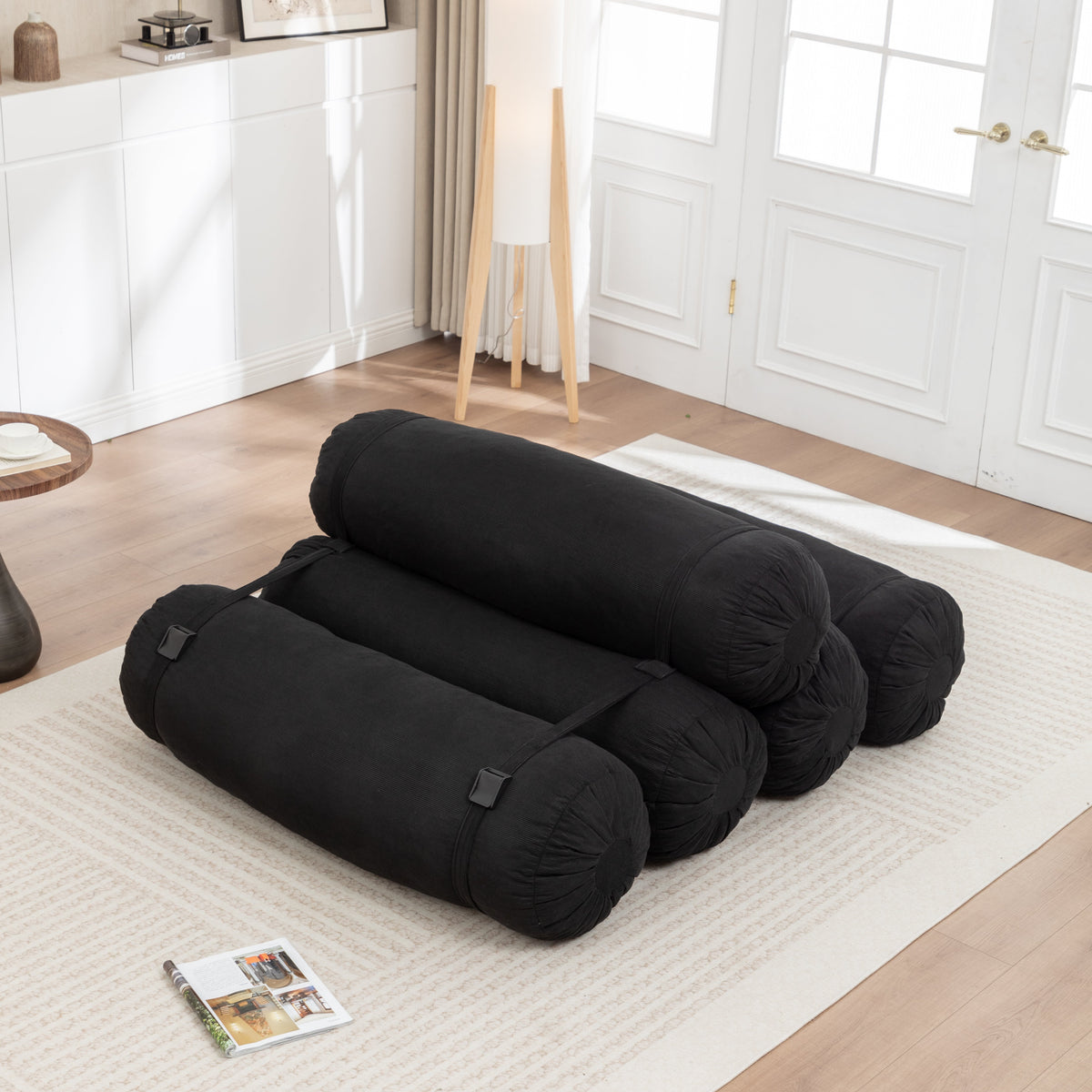 Adjustable Corduroy Floor Sofa