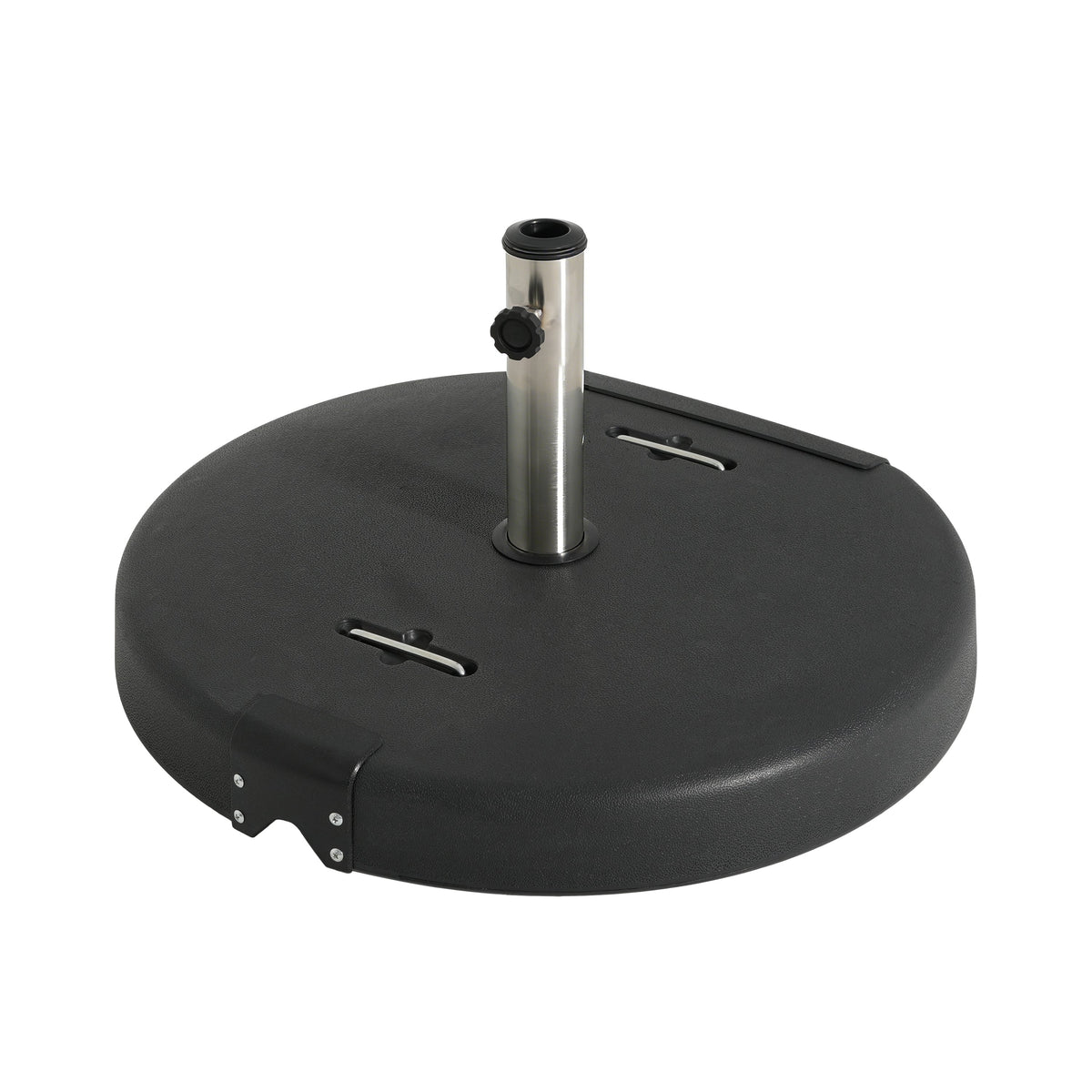133-Pound Concrete Resin Umbrella Base with Wheels - Mota Outdoor