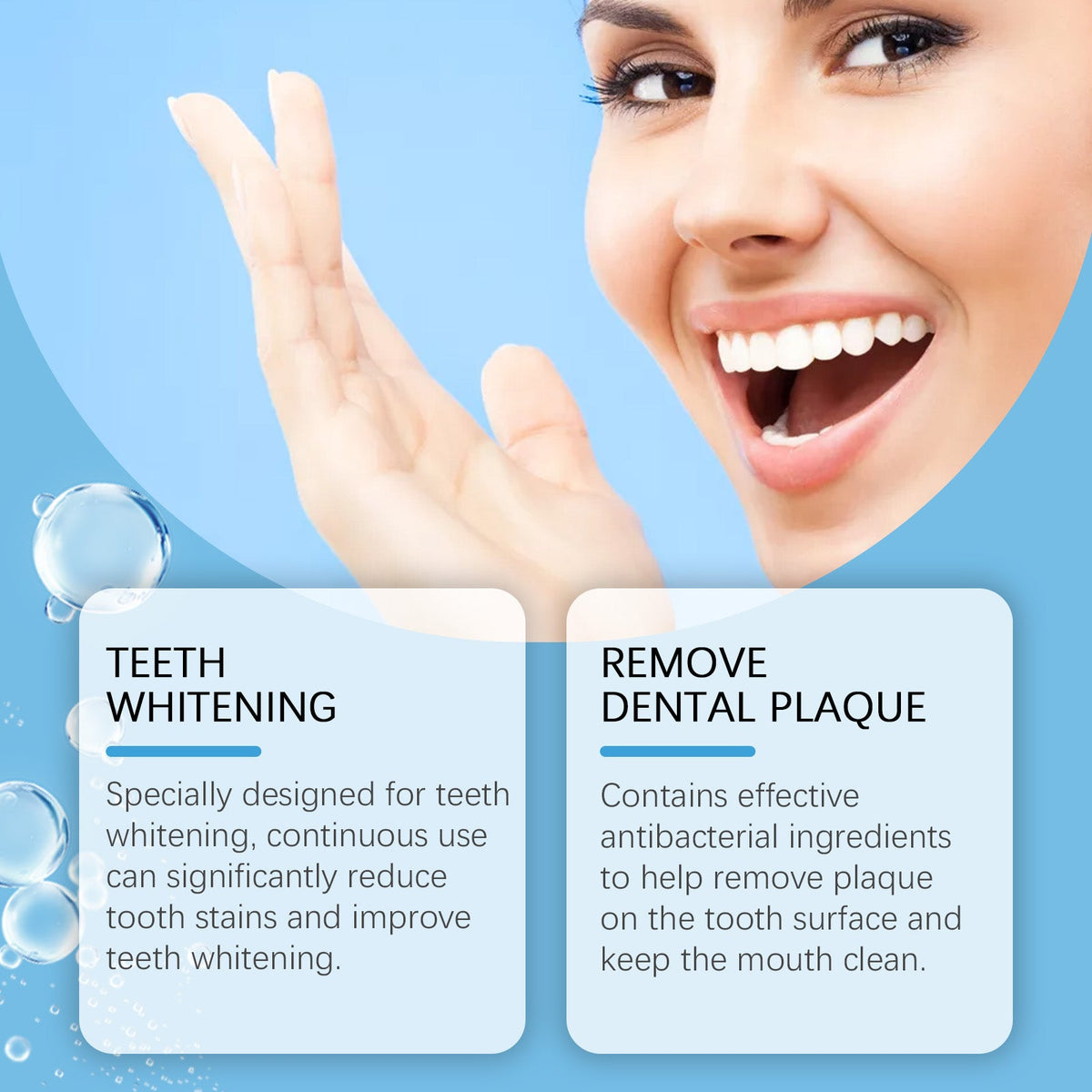 Foaming Mouthwash, Gentle Ingredients Clean Teeth Stains Remove Odors Fresh Mouthwash