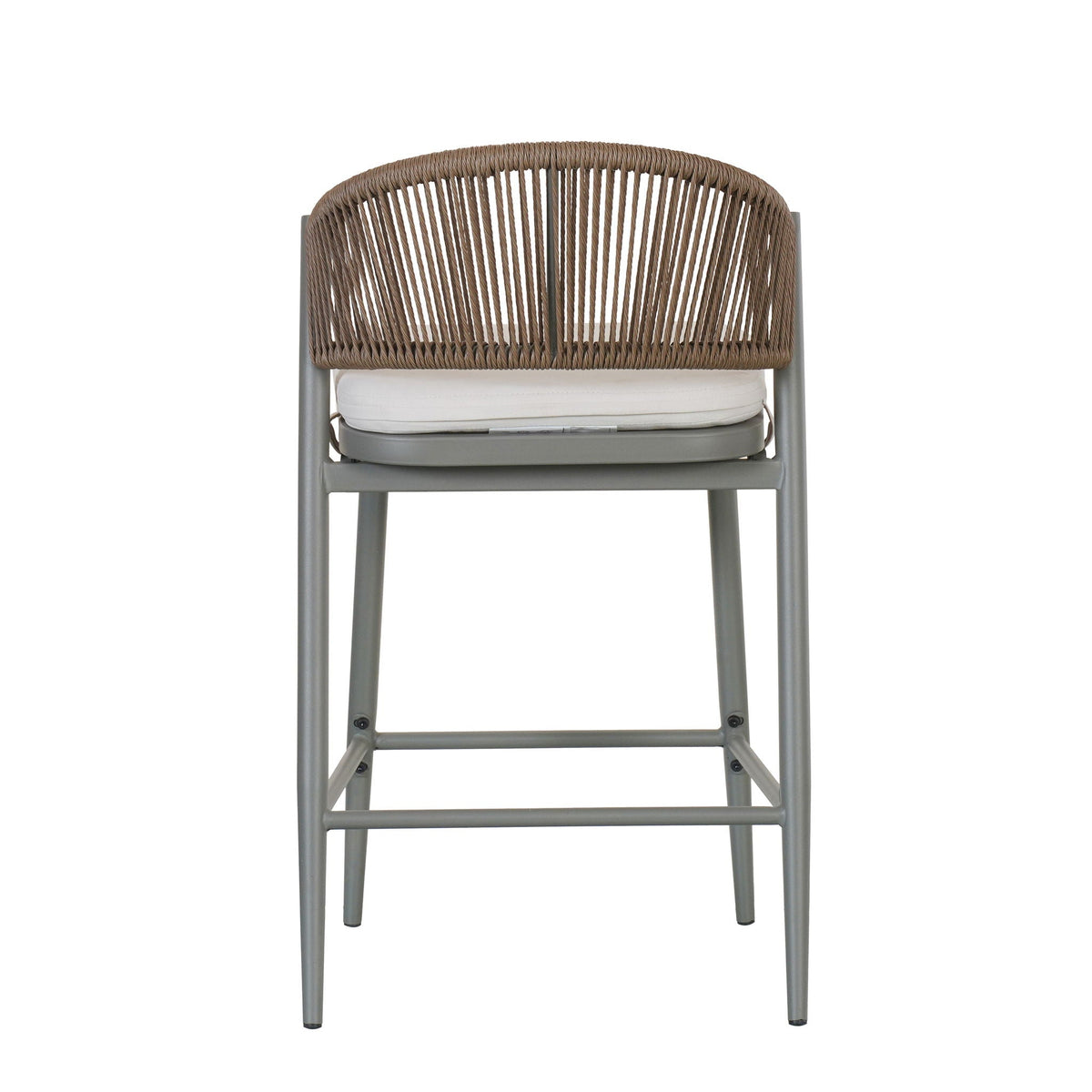 Outdoor 26" Counter Height Metal Frame Counter Stools