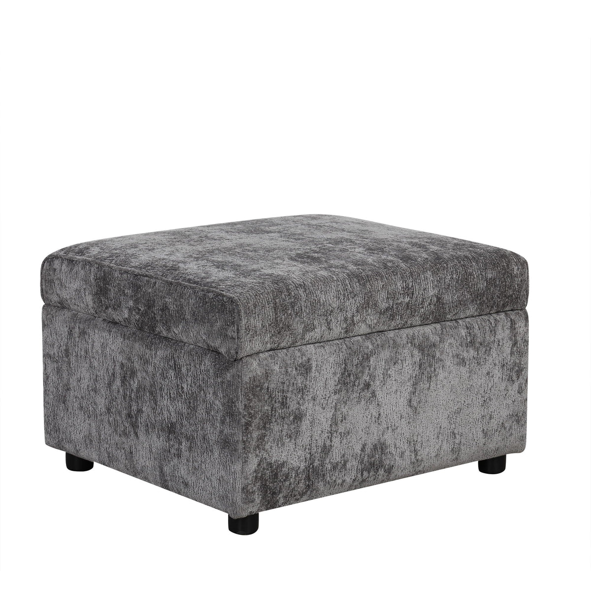 Sleeper Sectional Sofa with Storage Ottoman and USB Charging - White or Dark Gray