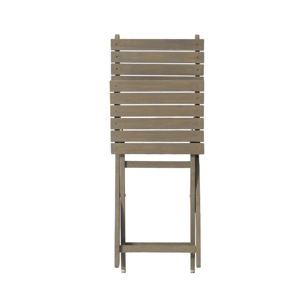 Positano Foldable Dining Set with Foldable Design - White or Dark Brown