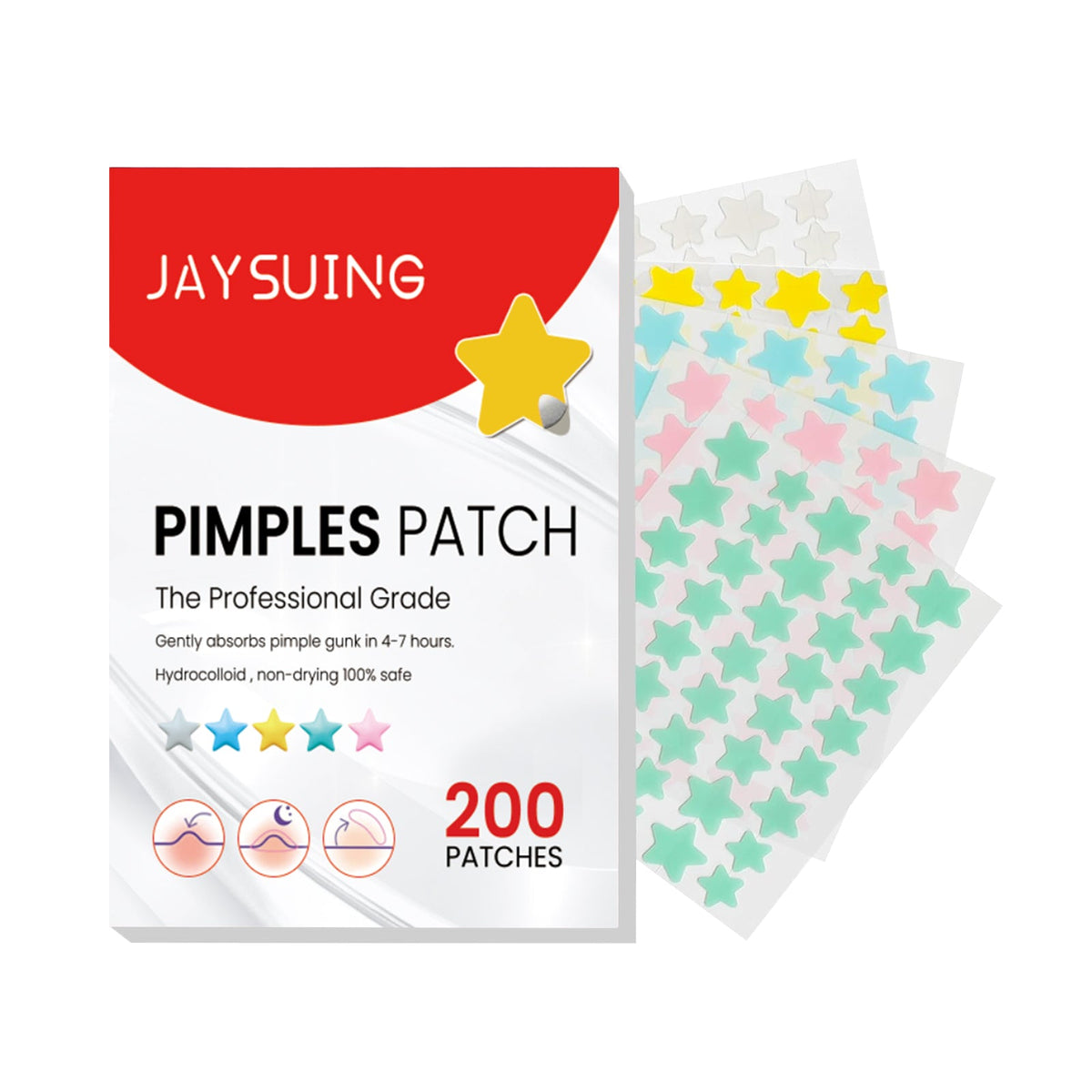 Pimples Patch, Repair Pockmarks Lighten Pimples Blemishes Cover Pimples
