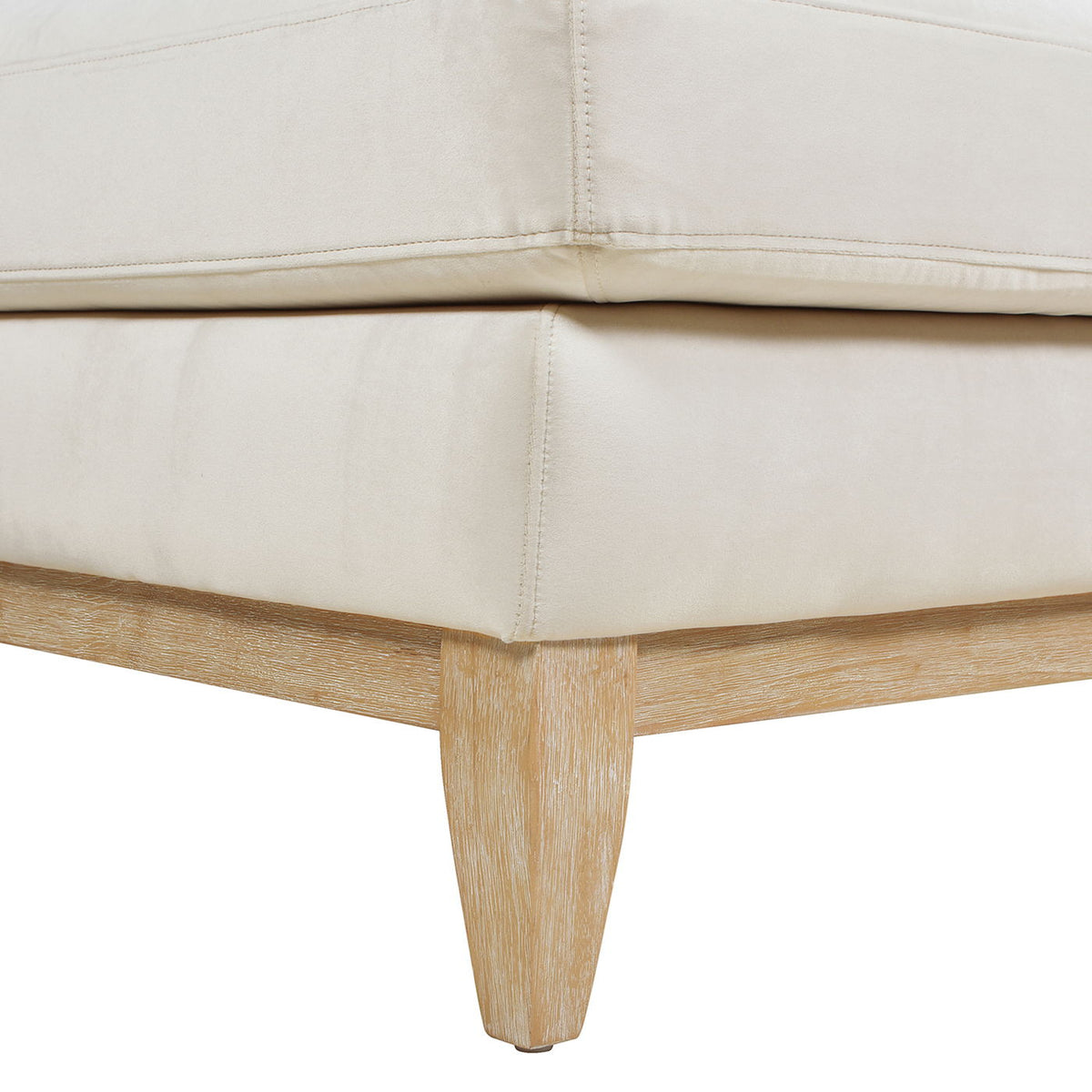 Modern Farmhouse Chaise Lounge Chair with Removable Cushions - Choice of Color