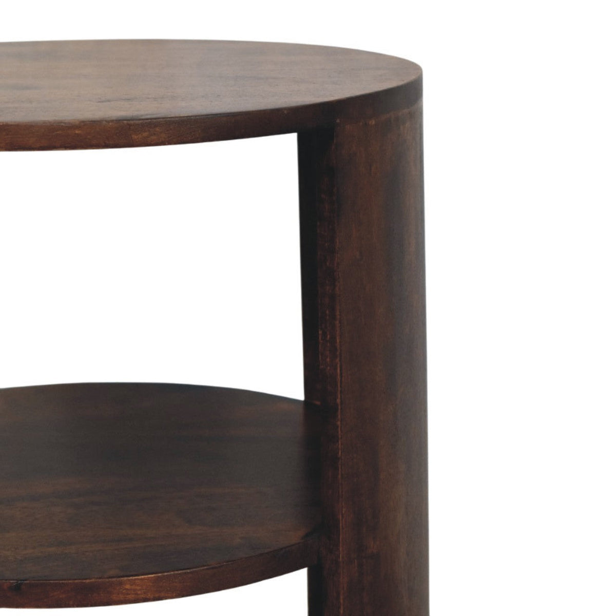 Solid Wood Valencia Bedside Nightstand with Velvet Mocha Finish