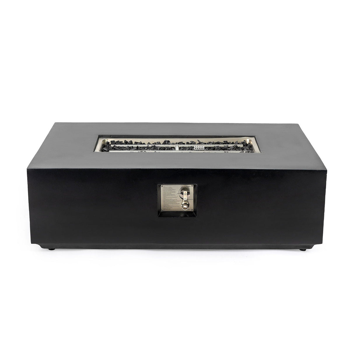 Charcoal Fire Pit Table with 50,000 BTU Output - Fiber Concrete