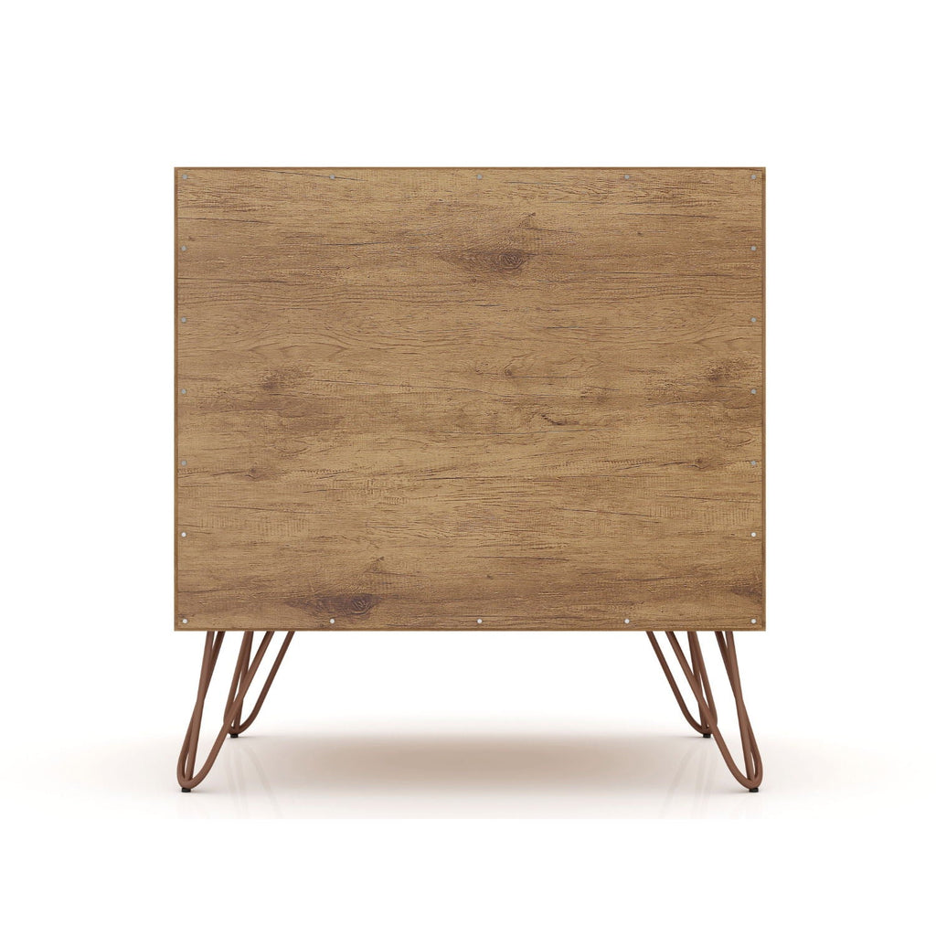 2 Drawer Nightstand with Durable Splayed Legs - Multiple Colors