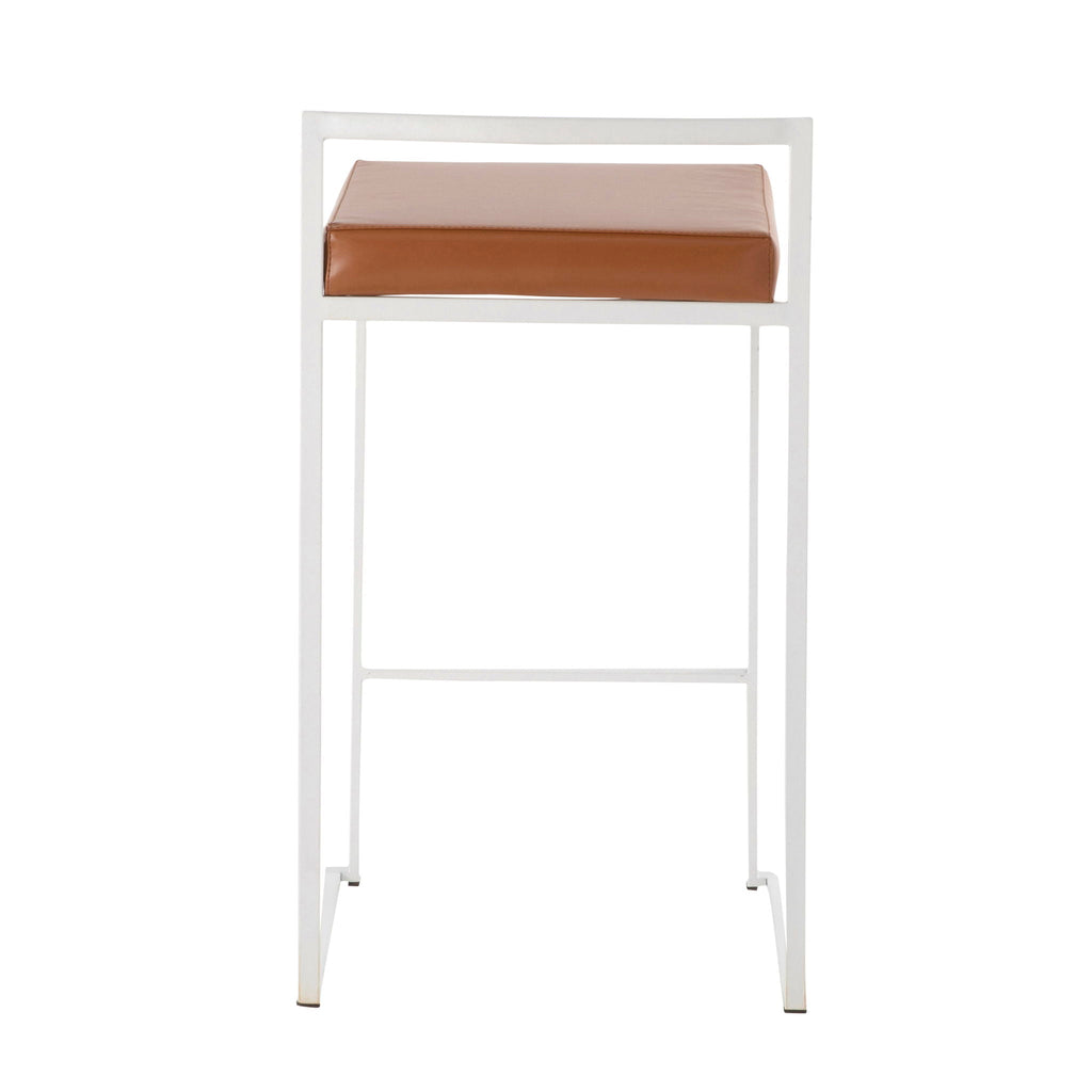 Stackable Counter Stool with Padded Comfort Seat - Multiple Colors