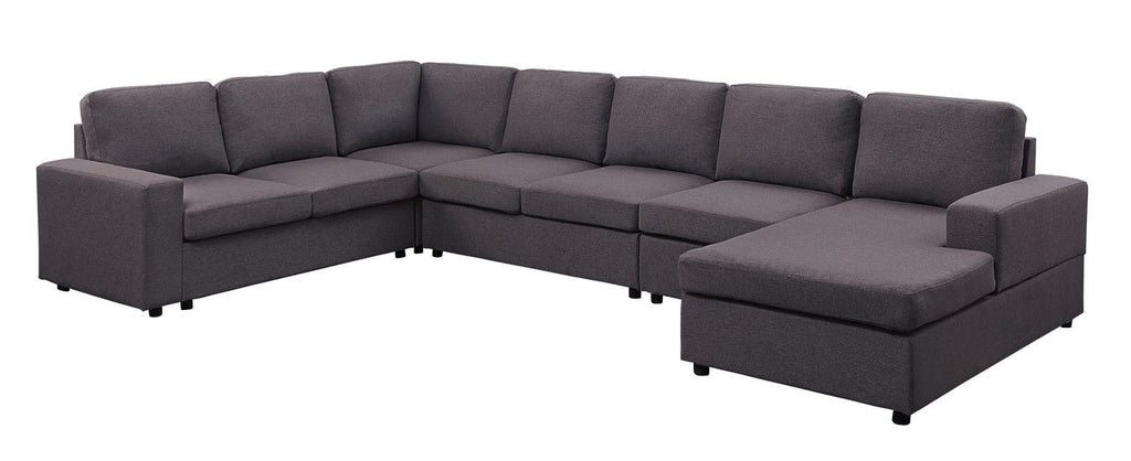 Tifton 7 Seat Reversible Modular Sectional Sofa Chaise