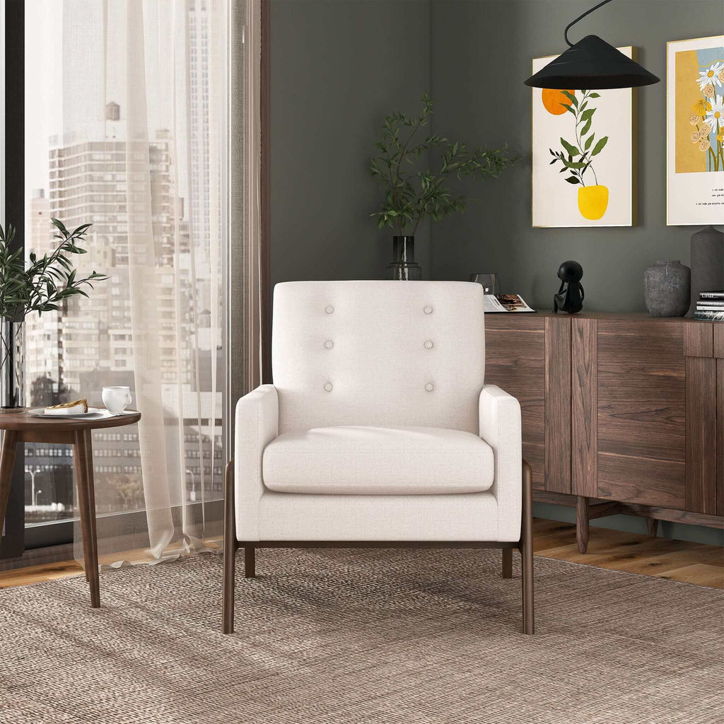 Cole Solid Wood Lounge Chair