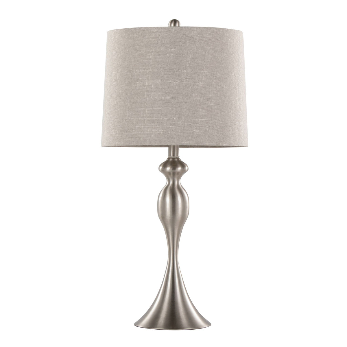 Ashland Contemporary Table Lamp Set with Double-Layer Shade - Multiple Colors