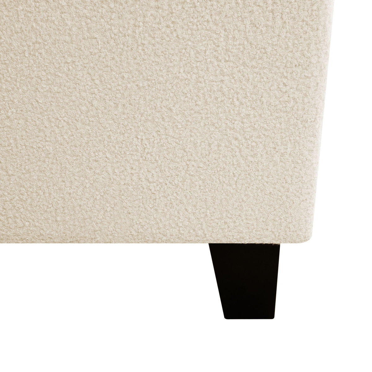 Platform Bed Frame with Tall Headboard and High Footboard - White or Gray