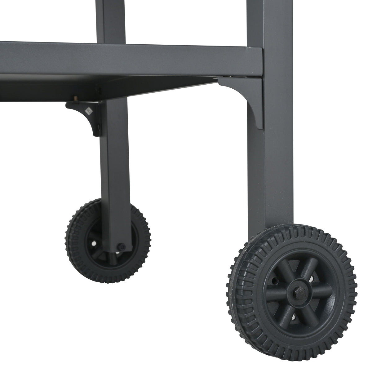 Foldable Outdoor Kitchen Cart with Storage - Black