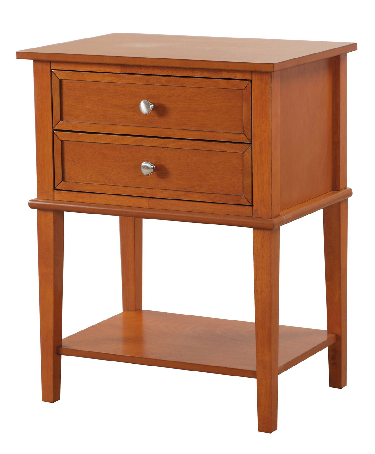 Vibrant Contemporary Nightstand with Smooth Drawer Glides - Multiple Colors