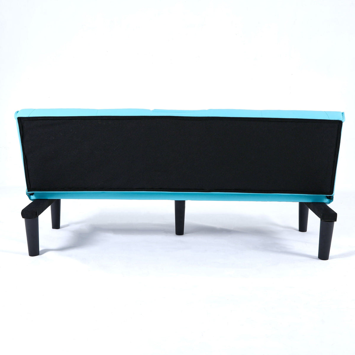 Foldable Sofa Bed with Cup Holder and Solid Wood Frame - Multiple Colors