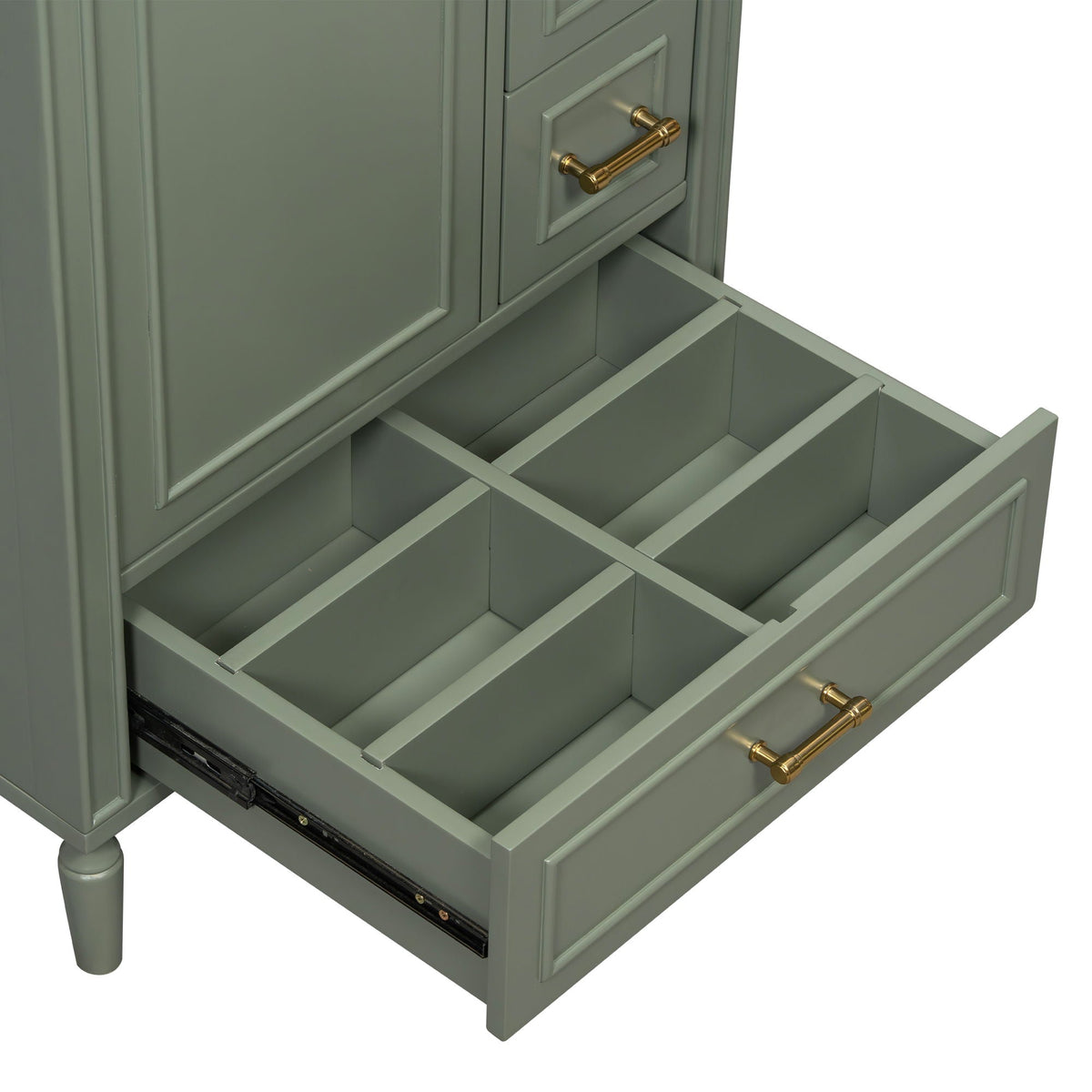 Traditional Bathroom Vanity Set with Soft Close Doors - Multiple Colors
