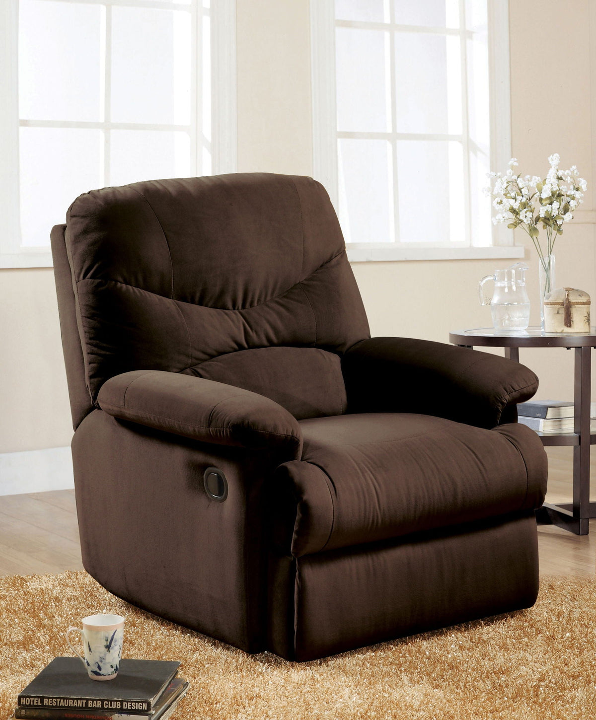 Arcadia Micro Motion Glider Recliner with Smooth Gliding Motion - Fabric