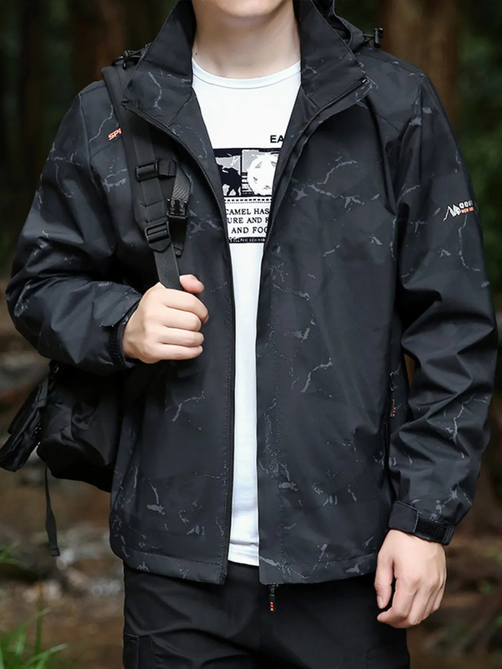 Men's Plus Size Windproof Outdoor Jacket