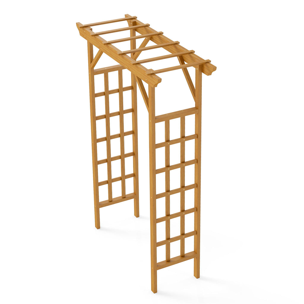 Wedding Arbor with Trellis Design - Dark Brown or Light Brown