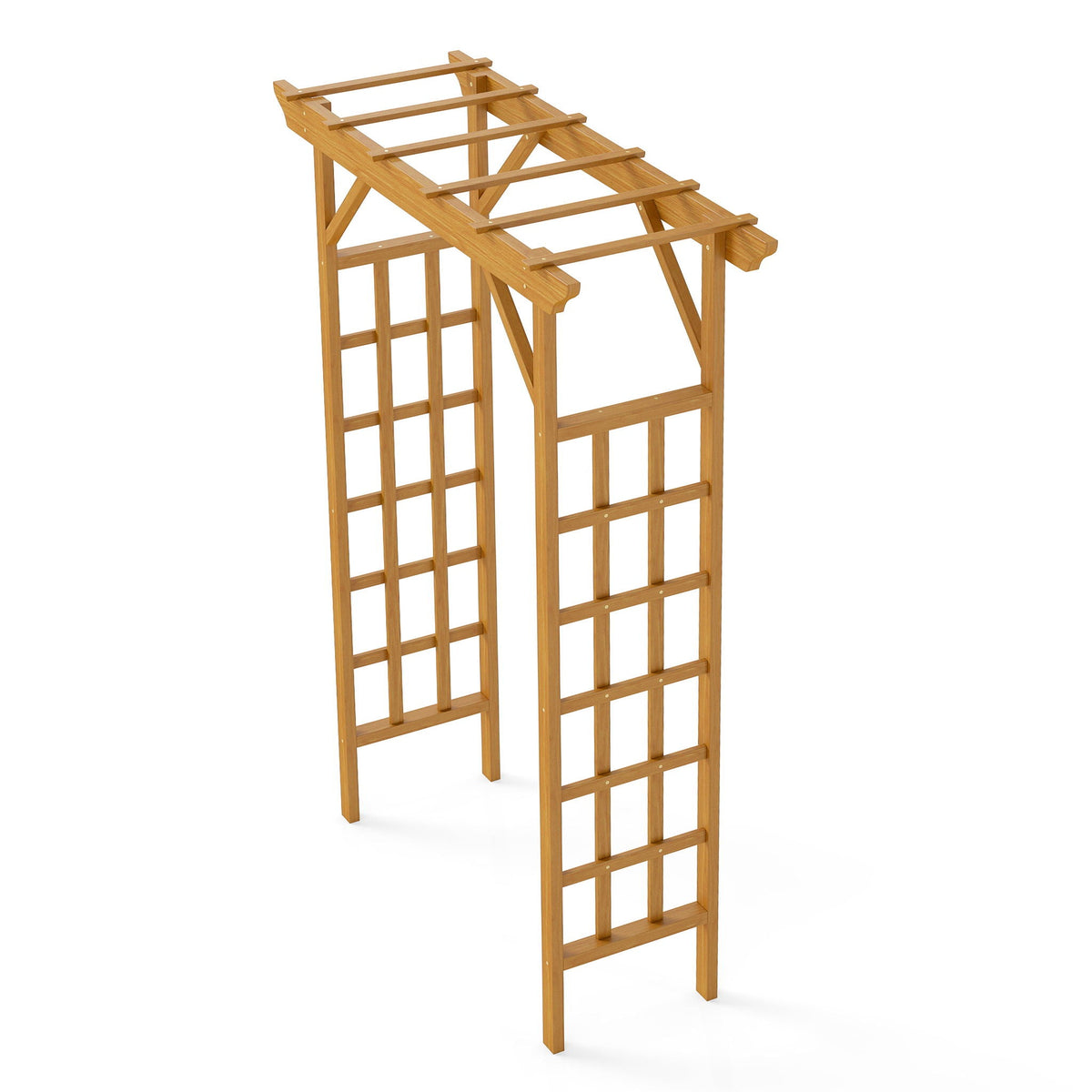 Wedding Arbor with Trellis Design - Dark Brown or Light Brown