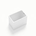 Gloss White Freestanding Bathtub with Drain – Rectangular Shape