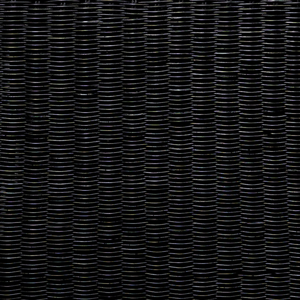 Cahya Woven Rattan Square Coffee Table Black