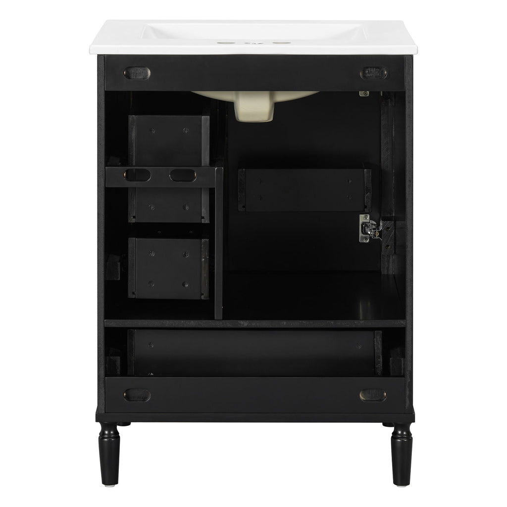 Traditional Bathroom Vanity Set with Soft Close Doors - Multiple Colors