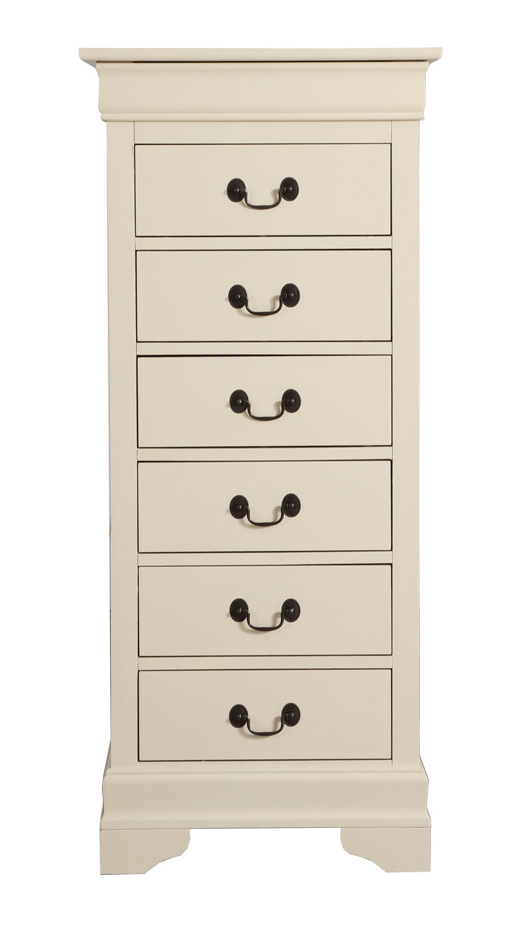 Traditional Style Lingerie Chest with Carved Base - Multiple Colors