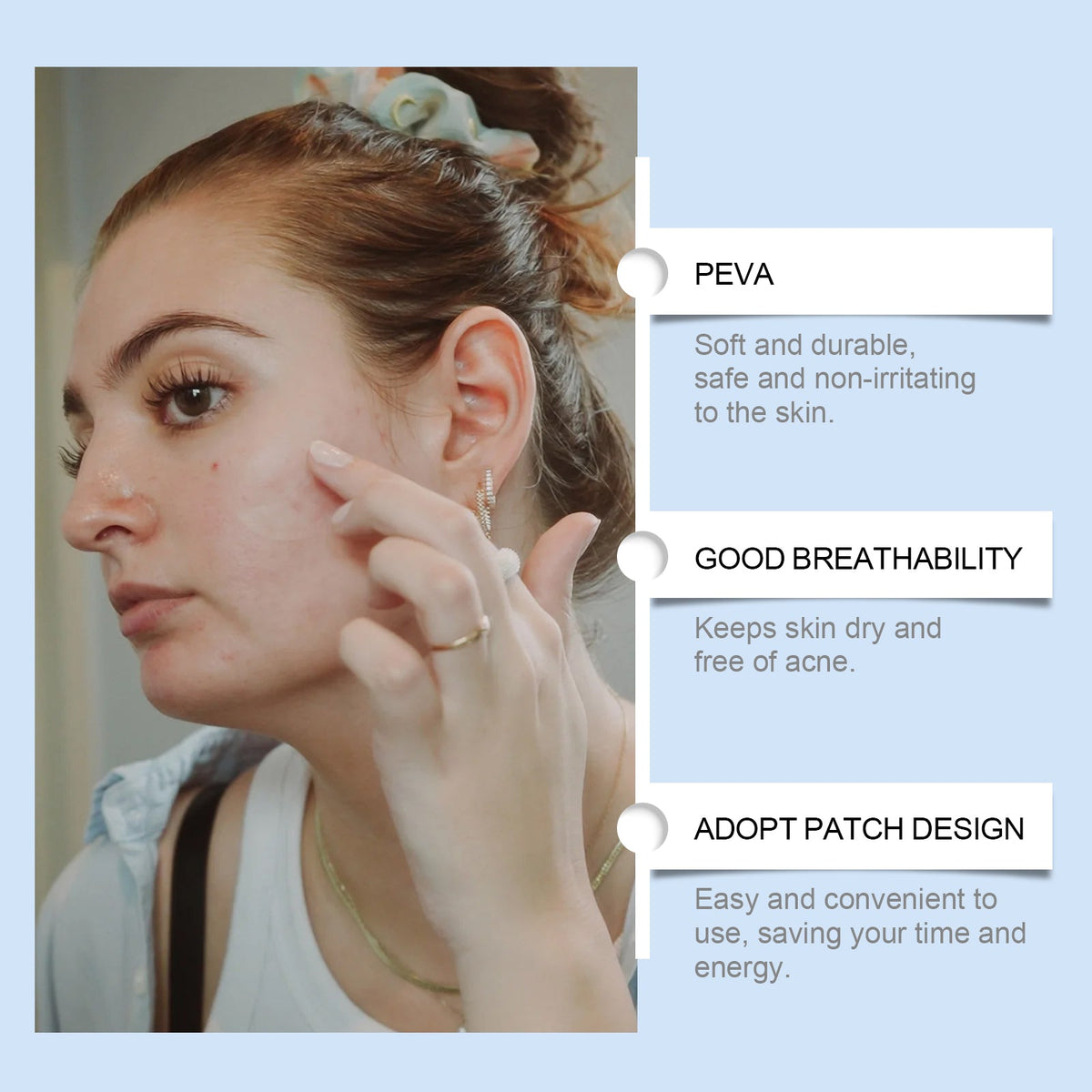 Moon Acne Patch Repair Acne Skin Breathable Facial Skin Gentle Cleansing Patch