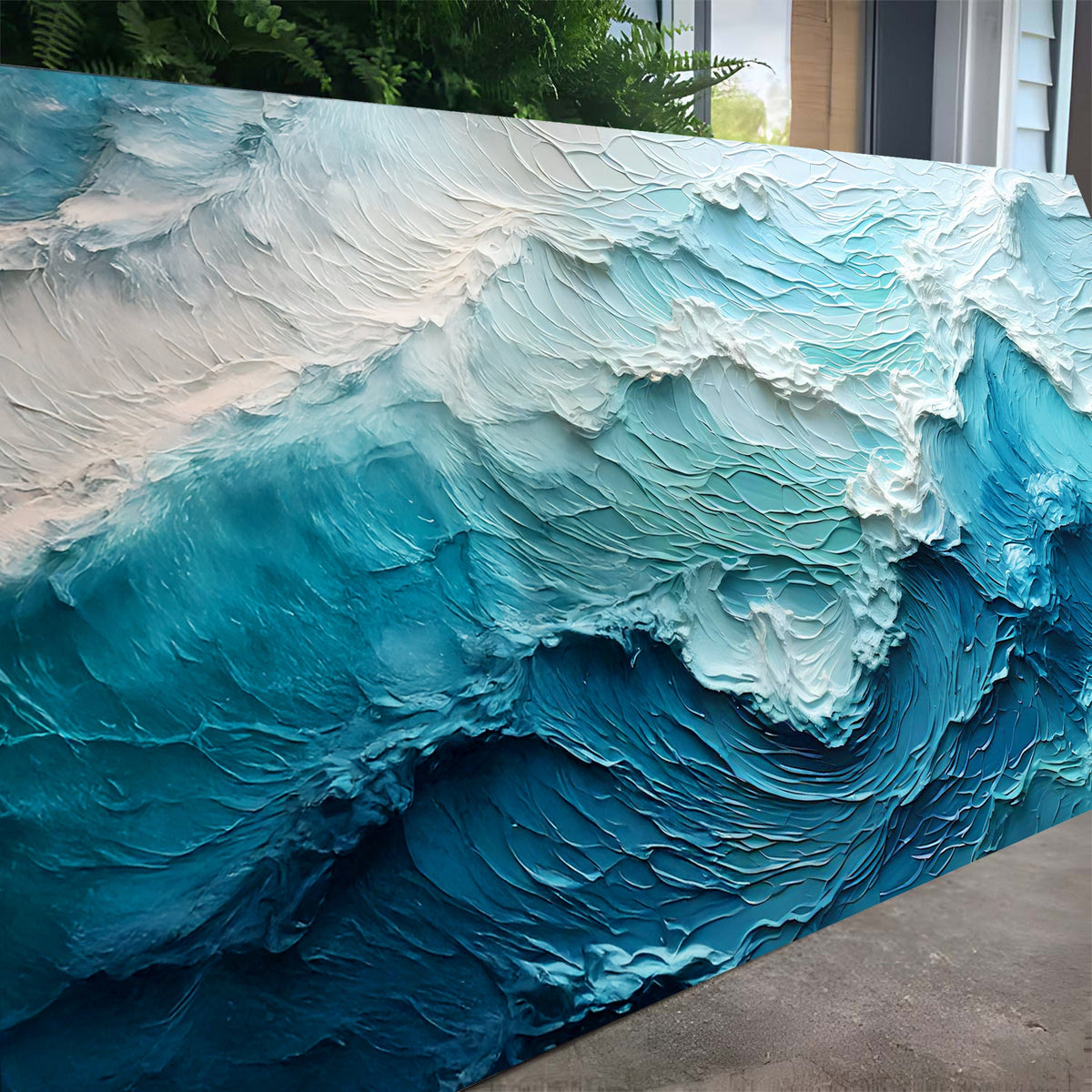 Blue Ocean Coastal Wall Art II