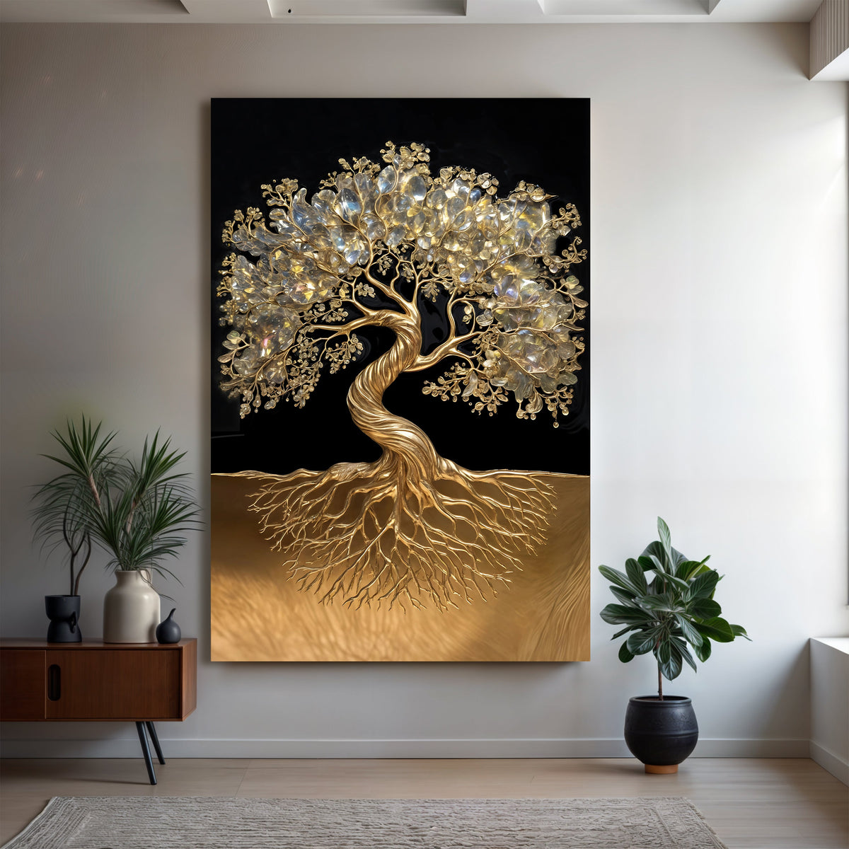 Minimalist Tree of Life Wall Art