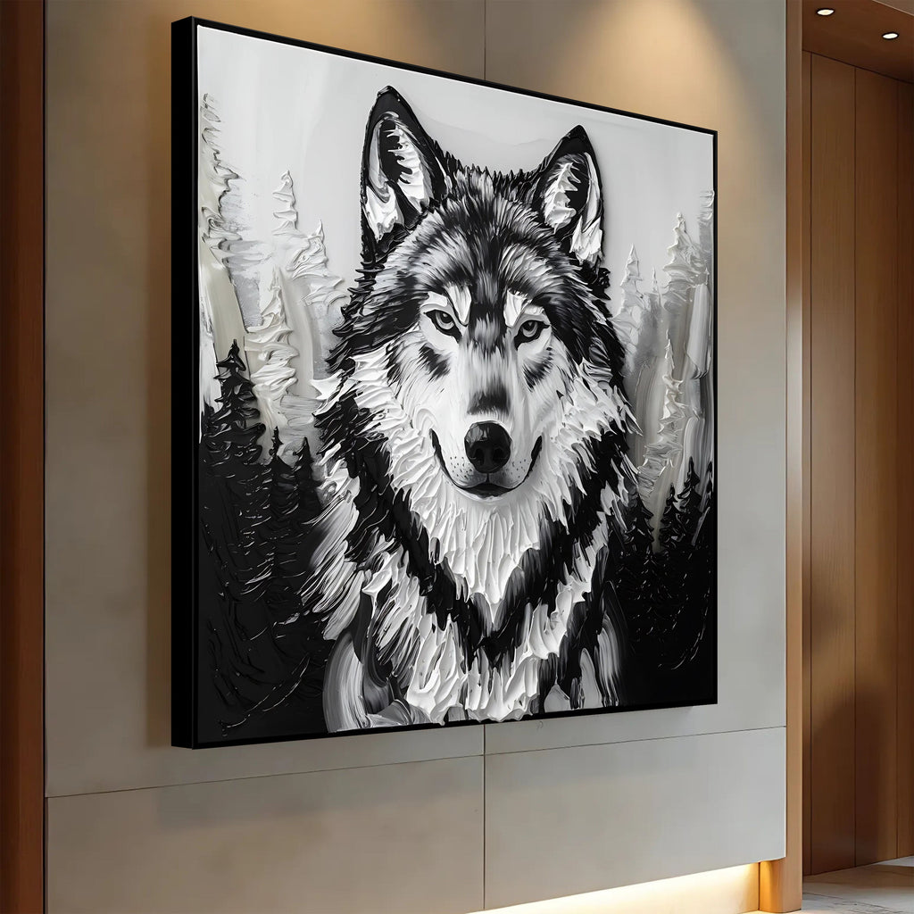 Wolf Wall Art IV