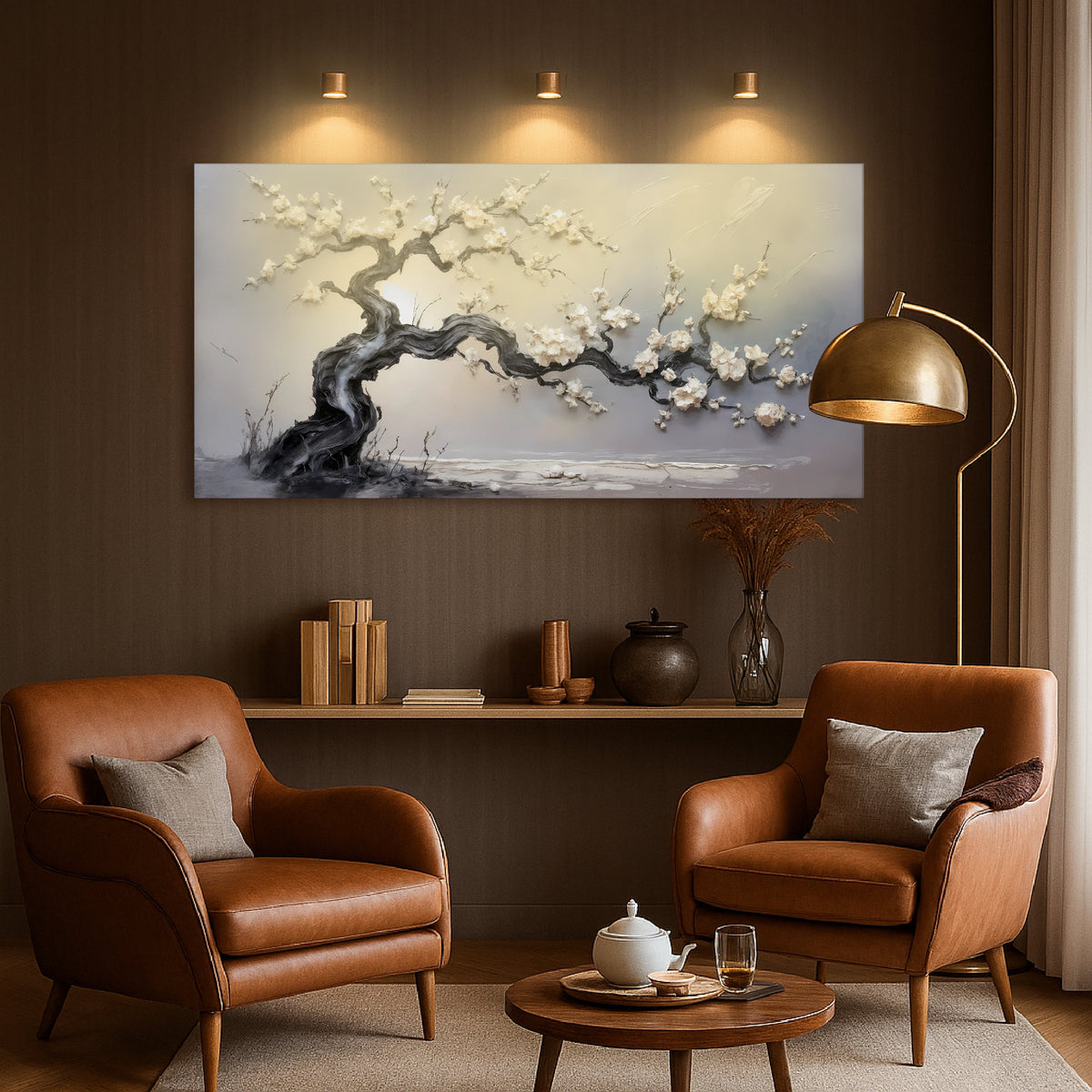 White Blossom Wall Art