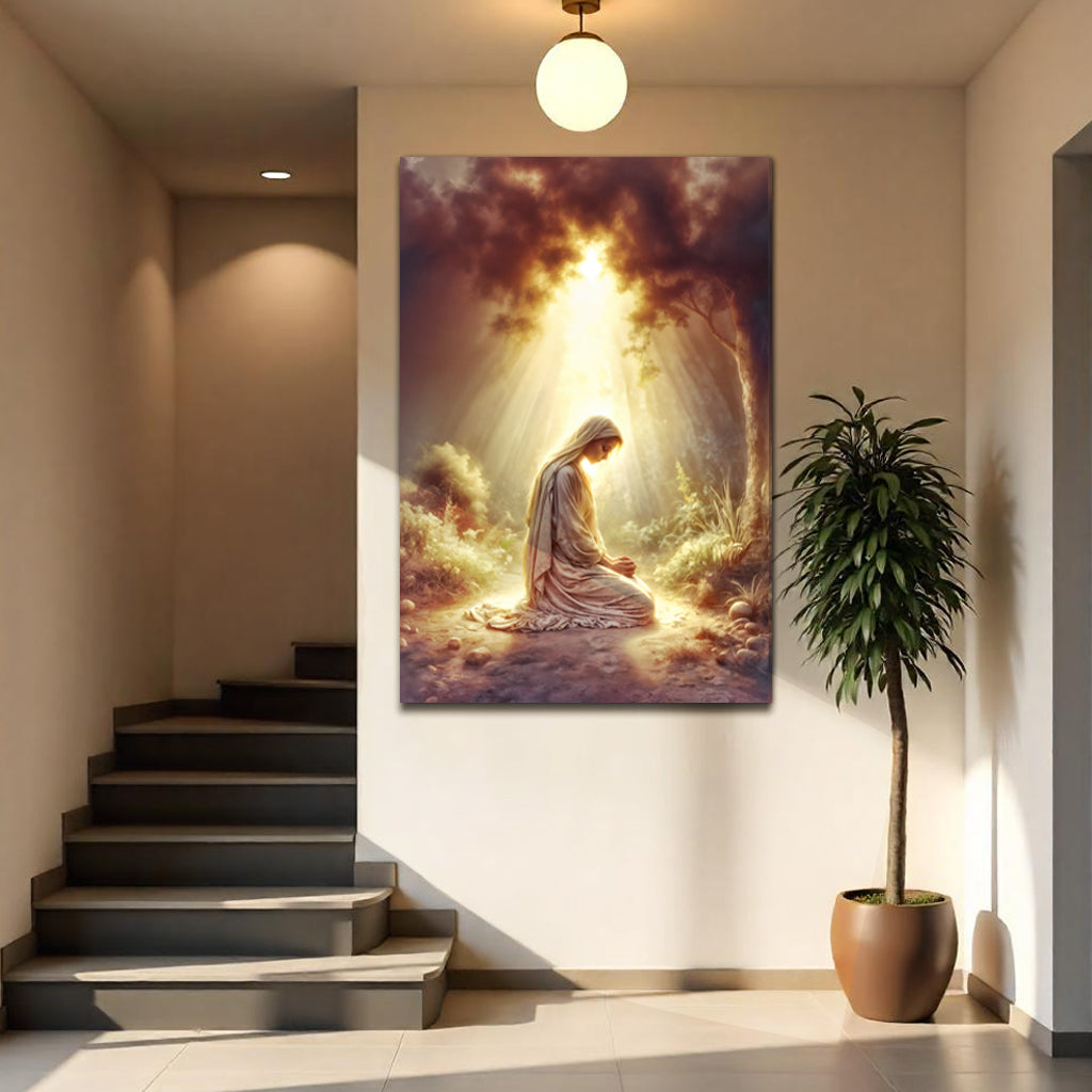 Mary Praying Faith Wall Art
