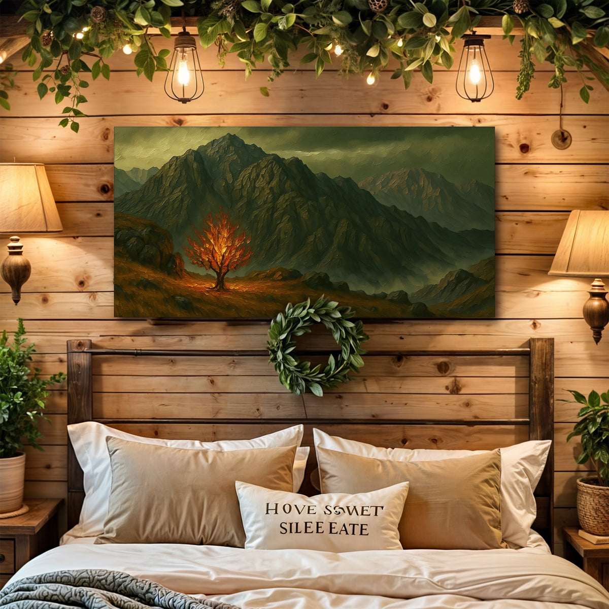 Burning Bush - Faith Wall Art III