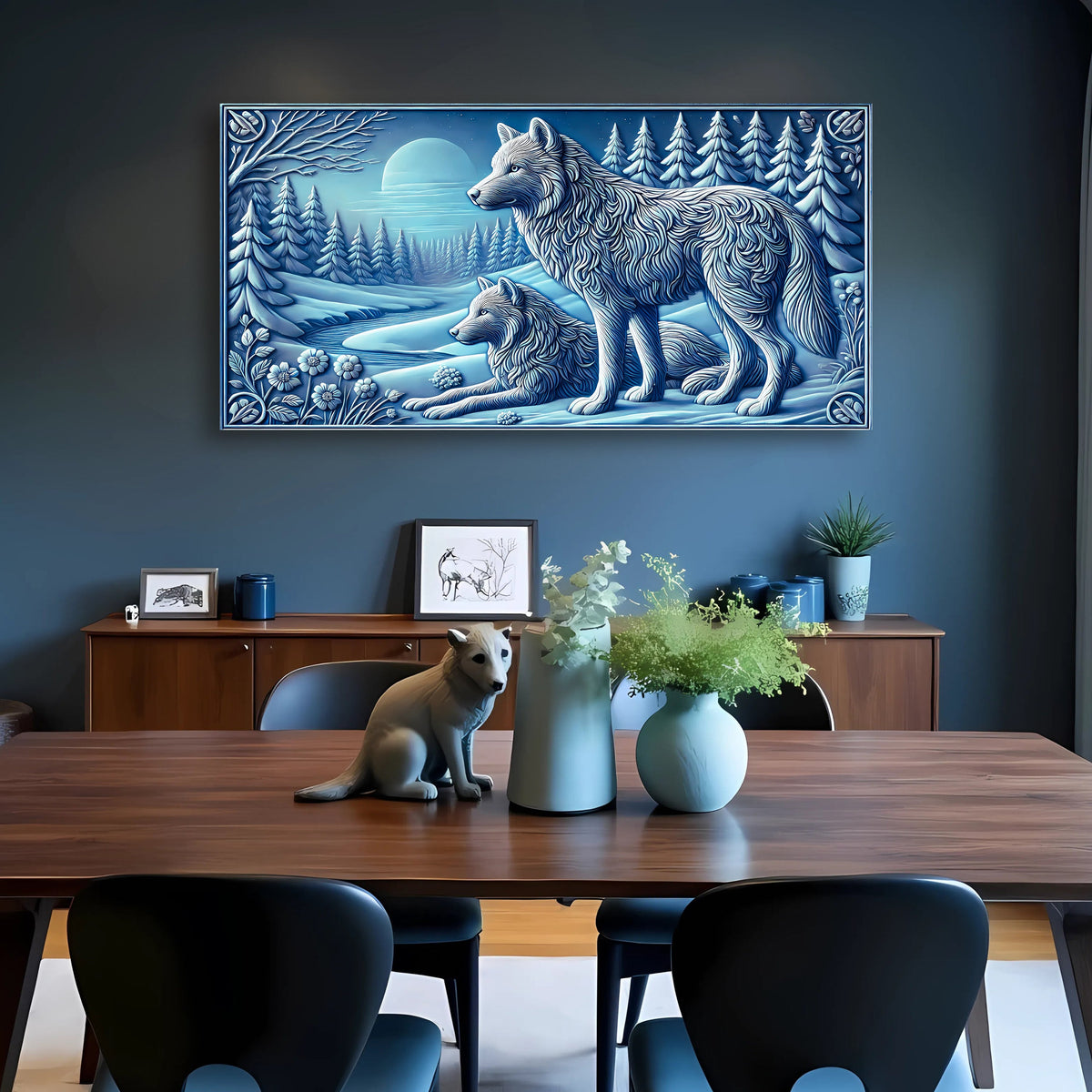 Wolves Wall Art VI
