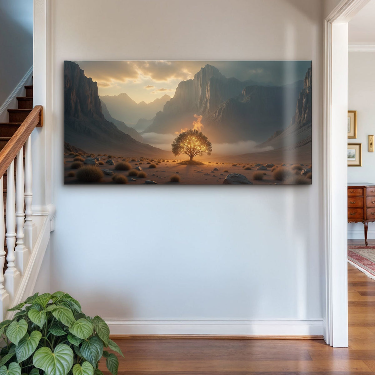 Burning Bush - Faith Wall Art XII
