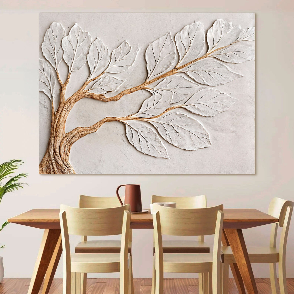 Calm In Ivory Clay Wall Art