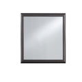 Crocodile Metallic Mirror with Beveled Glass - Dark Gray or White