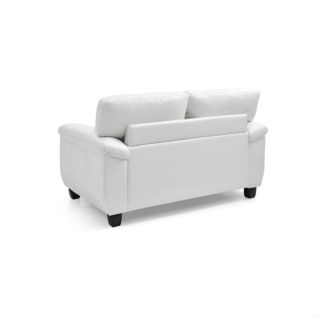 Gallant Loveseat with Hardwood Frame and Pocketed Coil Cushions - Dark Brown or White
