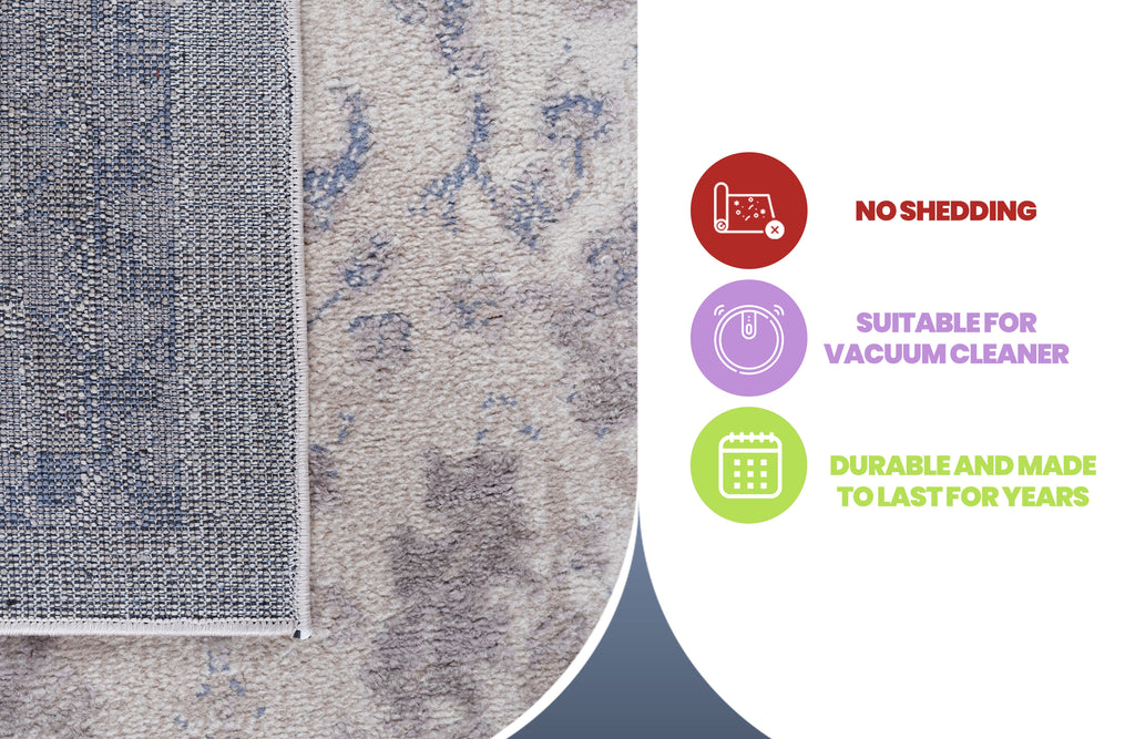 Payas Collection 5.3X7.6 Rug with Durable Polyester - Multi