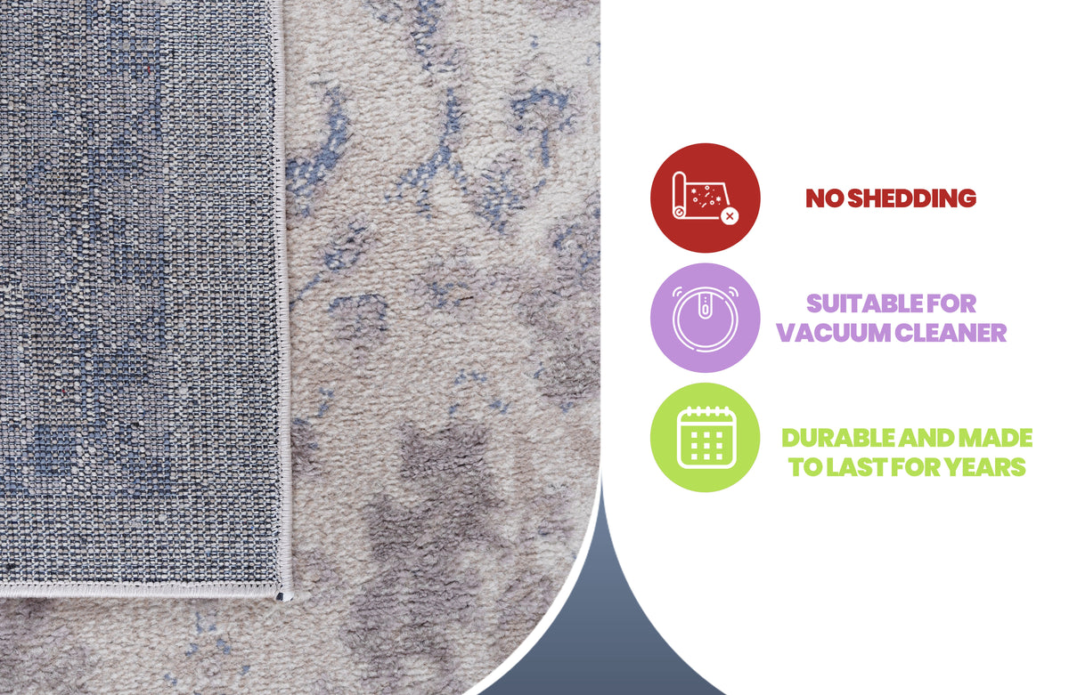 Payas Collection 5.3X7.6 Rug with Durable Polyester - Multi