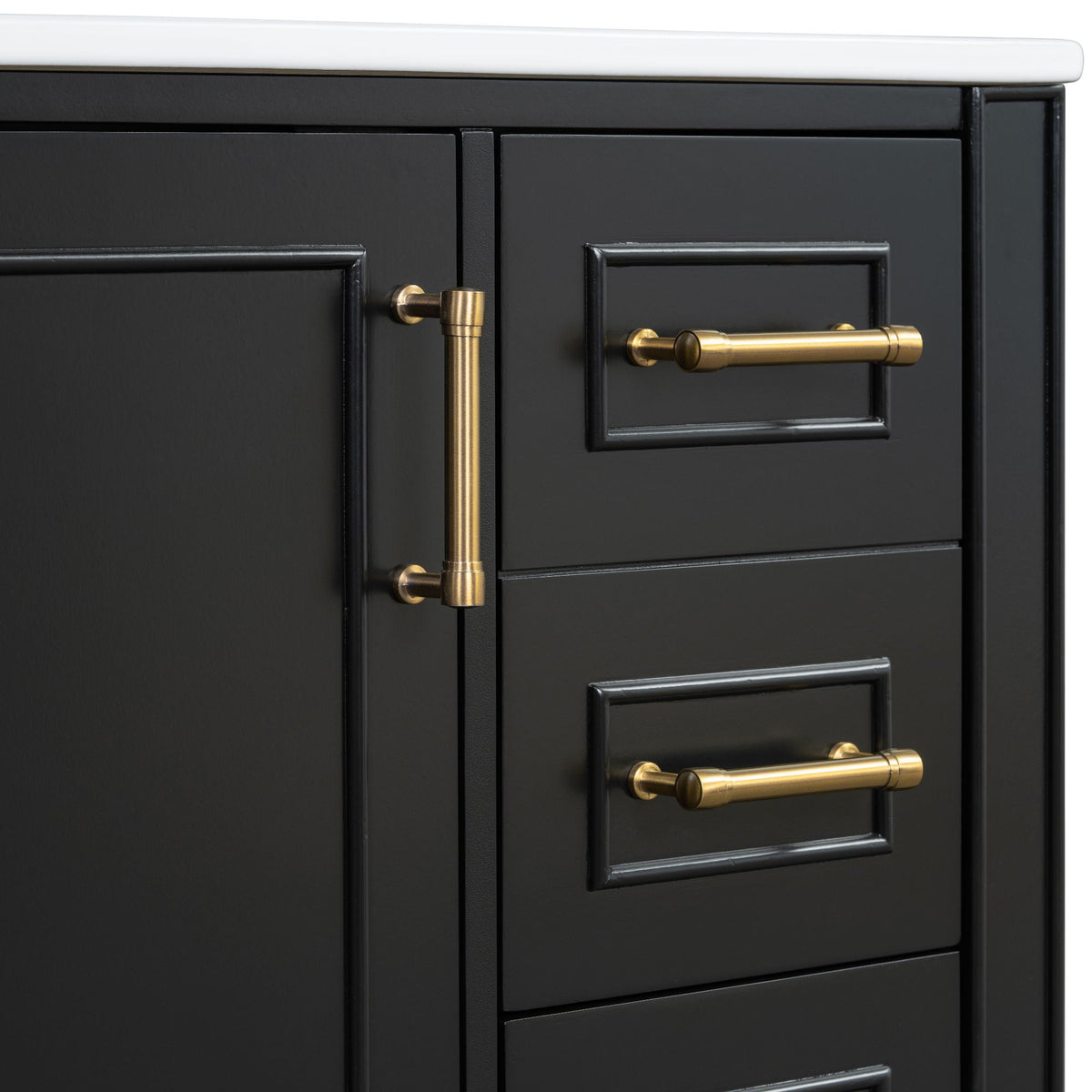 Traditional Bathroom Vanity Set with Soft Close Doors - Multiple Colors